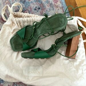 Ulla Jonson Nicolette sandals heels in lichen size 40